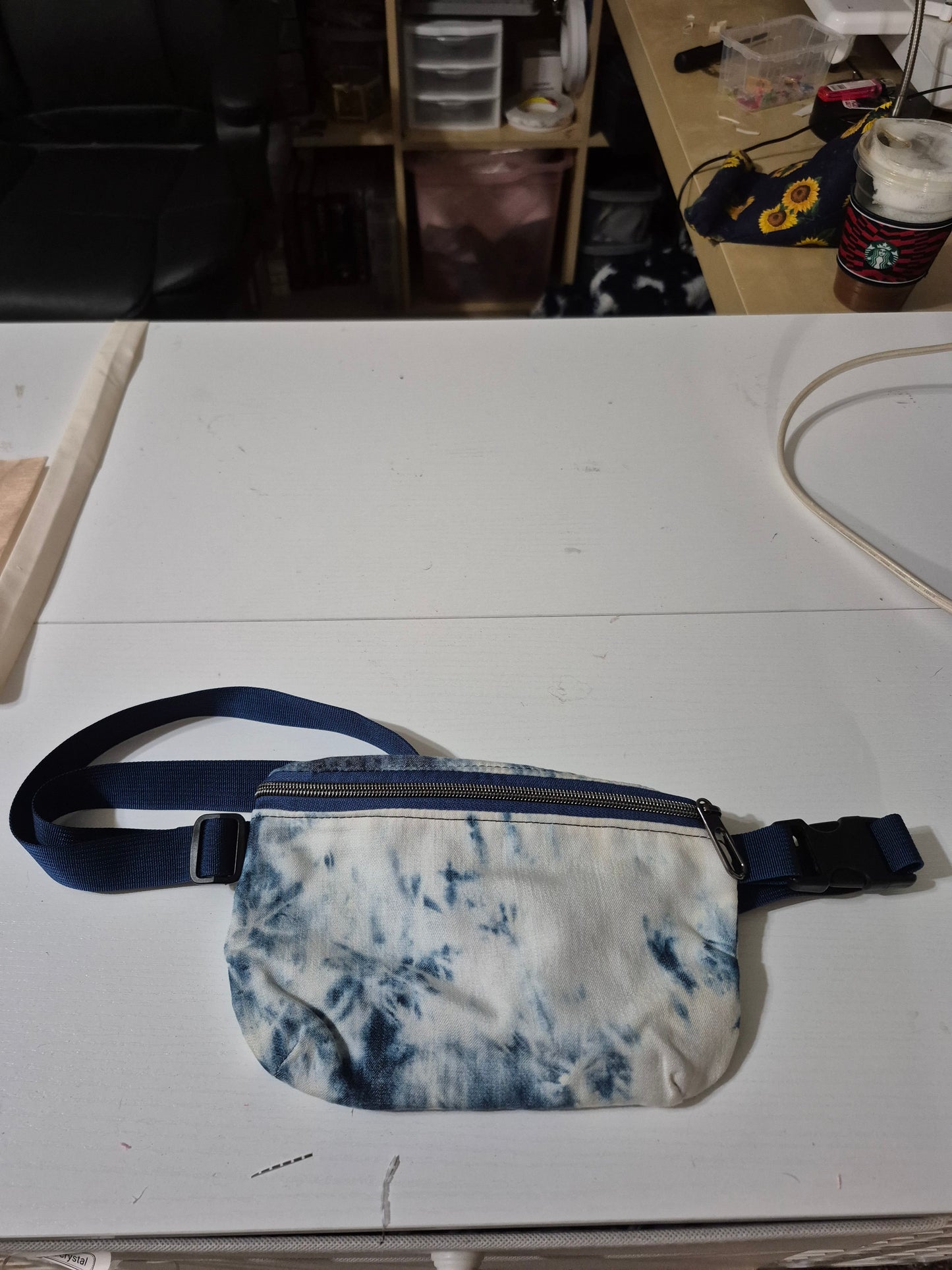 tie-dye fanny pack