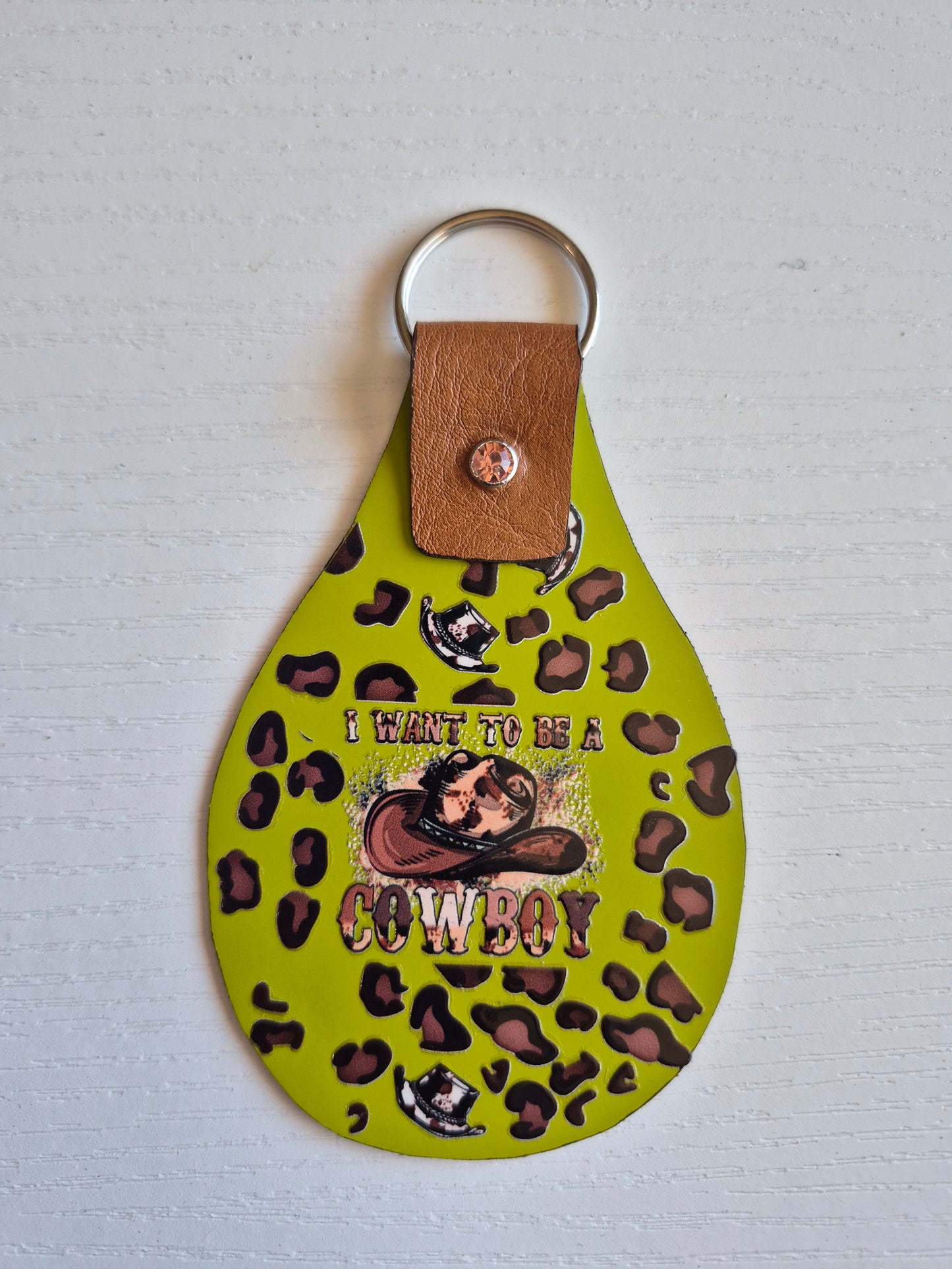 tear drop keyring