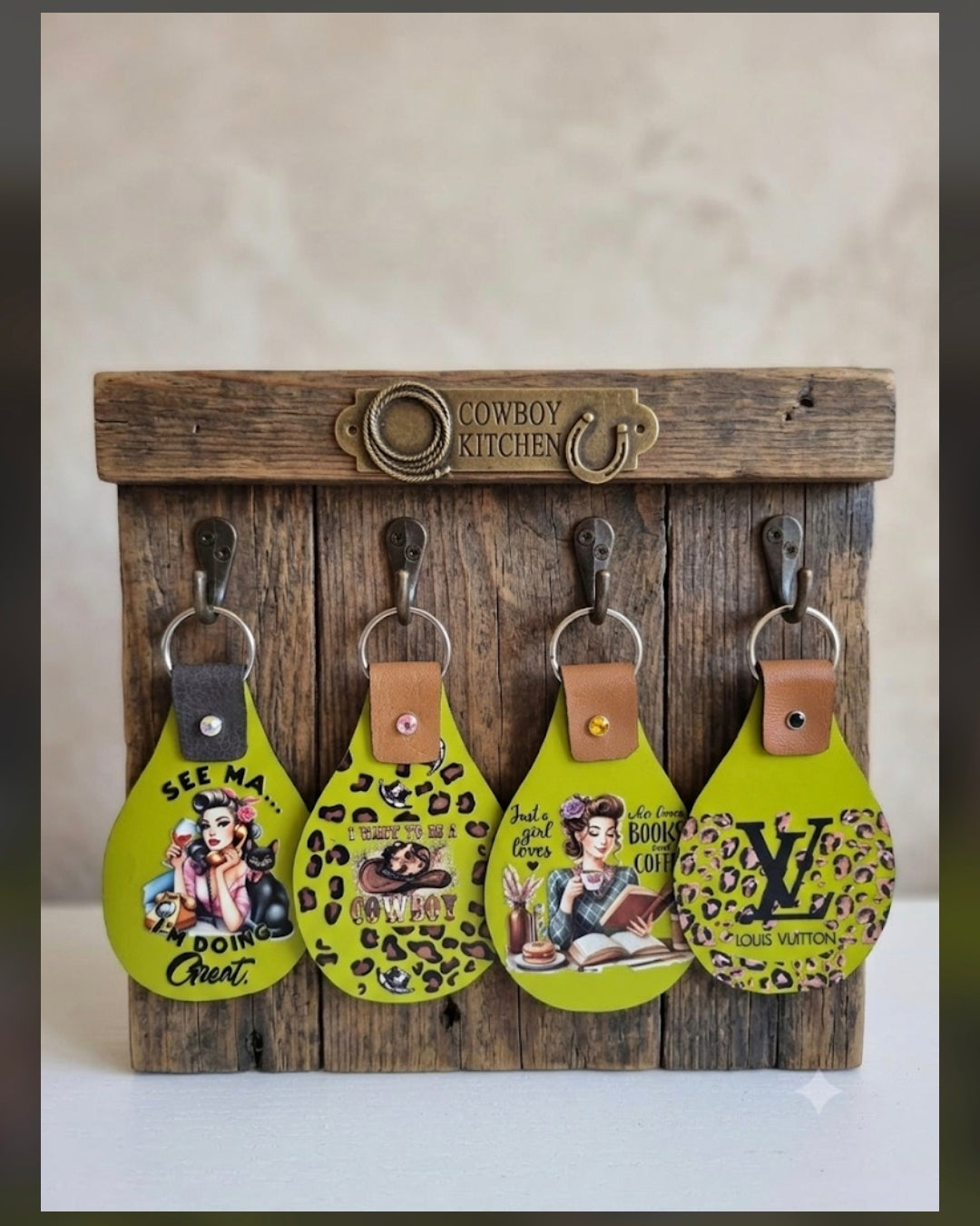 tear drop keyring