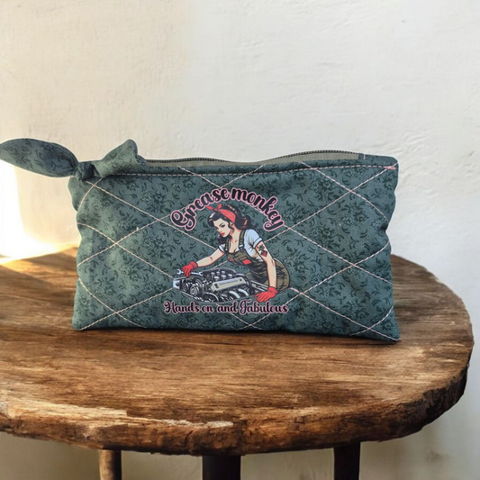 Quilted pouch